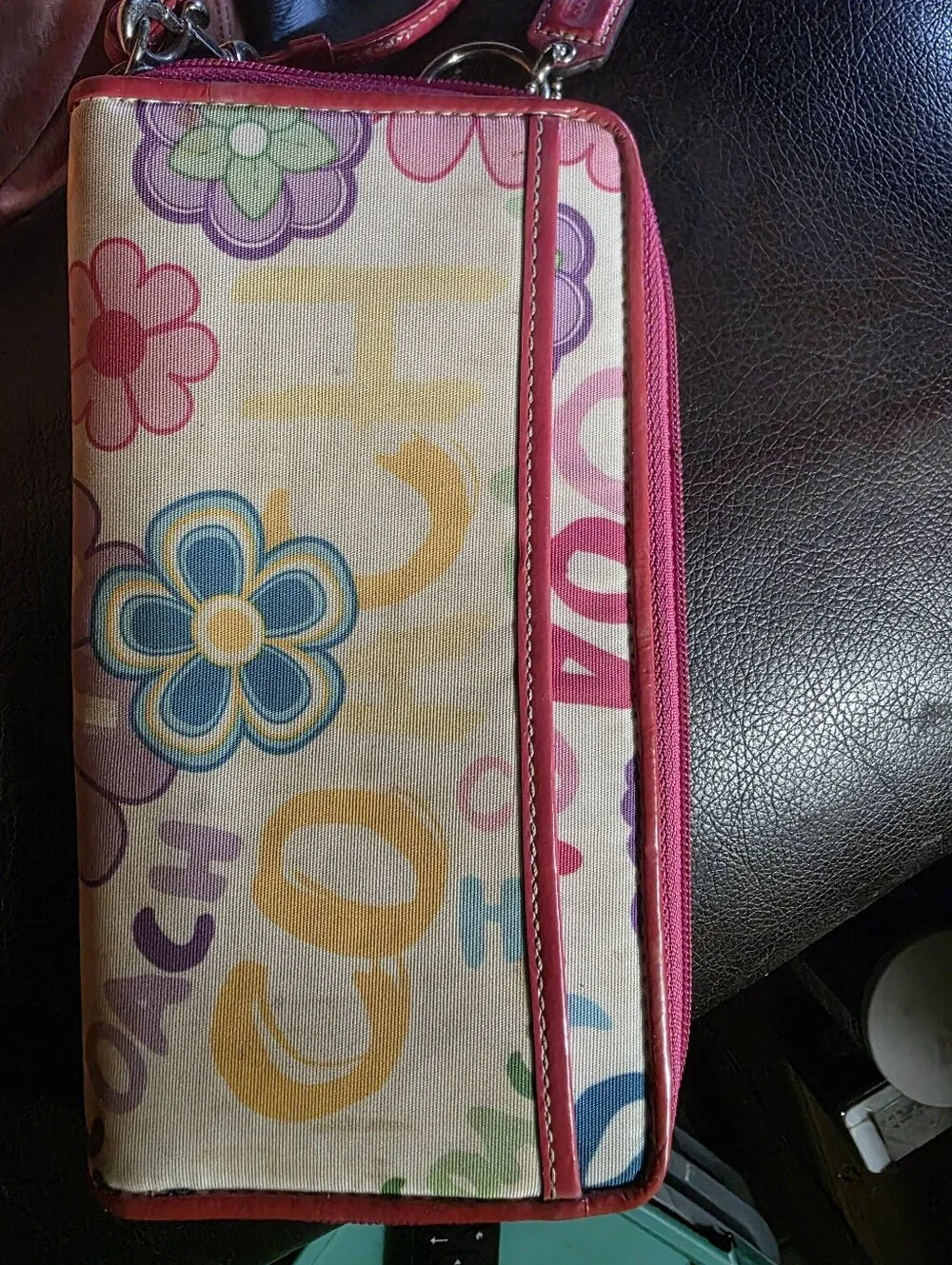 Vintage Coach Floral Wallet